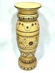 Vintage Wooden Vase Artistic Carving. Ukraine. Hutsuls. Carpathians 13-1/4. Fixed Price $59.99.