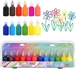 Darice Puff Paint, 12 Pack 3-D Fabric Classic Colors, Permanent Non-toxic. Fixed Price $28.46.