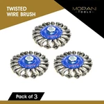 3PCS Wheel Wire Brush 4-INCH (4" Twisted/knotted) For 5/8"-11 Unc Angle Grinder. Fixed Price $14.19.
