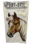 Vintage Decalcomania Sport Stik Vinyl Weatherproof Horse Head Nos. Fixed Price $29.99.