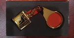 Rare Vintage 1990 Mcdonald's Gold Metal Key Chain Box, Brand New.. Fixed Price $10.00.