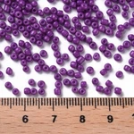Z 1 Pound Seed Bead Lot Glass Baking Paint Dark Violet 2MM 78. Fixed Price $12.99.