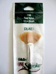 Plaid Gold Nylon #4 Fan Paint Brush Folk Art One Stroke #1196 Donna Dewberry. Fixed Price $13.99.