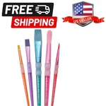 BK687 5-PIECE Big Kids Choice Chubby Arts And Crafts Brush Set. Fixed Price $16.14.