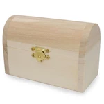 Jewelry Storage Trinket Box Chest Clasp Diy Unpainted Craft 4.75 Inches. Fixed Price $7.98.
