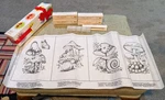 Tri Chem Liquid Embroidery Kit, Mushroom Nature Animals 4 Paints. Fixed Price $45.00.