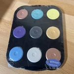 Jack Richeson Tempera Cakes With Tray, Small Size, Assorted Colors, Set Of 9. Fixed Price $9.99.