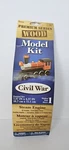 Civil War Steam Engine Wood Model Kit By Darice Premium Series 2012. Pkg.. Fixed Price $11.95.
