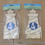 2 Crafters Square Paint-your-own Lighthouse Wood Picture Frame Kits New Sealed. Fixed Price $14.38.