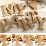 Us 3.93'' A-z Wooden Letters Alphabet Self Standing Wedding Party/home/decor Lot. Fixed Price $5.89.