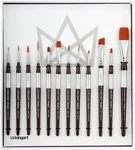 1070B Premium 12 Pc. Precision Acrylic Artist Paint Brushes, Short Comfort Handl. Fixed Price $80.80.