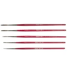Set (5) Andrew Mack Micro Mono Brushes Series Dc-mm Sizes 000-2 Natural Hair. Fixed Price $41.99.