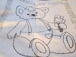 Tri-chem Teddy Love Pillow Covers #2943- 2X14 Inches Square-to Paint/embroider. Fixed Price $18.27.