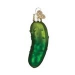 Old World Christmas Ornaments: Sweet Pickle Glass Blown. Fixed Price $22.99.