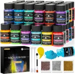 Changtikeji Mica Powder 36 Colors - 10G/BOTTLE Of Natural Pigment For Epo. Fixed Price $24.47.