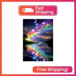 Lxmsja Moon Diamond Art Kits For Adults, Starry Night Diy Full Drill Pai. Fixed Price $10.09.
