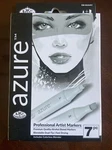 Royal Langnickel Azure Artist Markers Dual Tip Black & Grays Set Of 6 + Blender. Fixed Price $16.95.