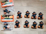 10 Vintage 90'S Darice Scarecrow Pumpkin Jack Lantern Craft Figures. Fixed Price $29.44.