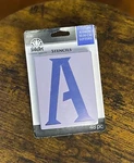 New Plaid Folk Art Reusable Inch Letter Stencils- 48 Stencils!. Fixed Price $5.00.