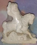 Vintage Creative Crafts Plaster Rocking Horse Santa Claus #10253 Diy Paint Kit. Fixed Price $30.00.