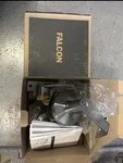Falcon Satin Silver Metal Commercial Grade Bar Shape Door Lever Handle Set. Fixed Price $12.00.