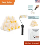 Bates 4 Inch Roller With 10 Reusable Covers - Ultimate Wall Painting Tool. Fixed Price $12.59.