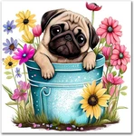 Benjenes Diamond Art Kits For Adults, Dog Painting 5D. Fixed Price $11.54.