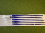 6X Blick Long Handle Blue Professional Artist Oil Acrylic Paint Brush Set New. Fixed Price $24.99.