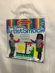 Melissa & Doug Long-sleeve Artist Smock, Paint Splatter Design, Fits Ages 3-6. Fixed Price $22.49.
