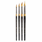Kingart Premium 4 Pc Original Gold 9900 Miracle Wedge Artist Brush Synthetic. Fixed Price $55.99.