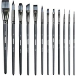 Transon Brush Set 12PCS For Watercolor Acrylic Oil Gouache Painting. Fixed Price $19.55.