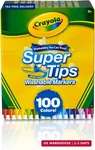 Crayola Super Tips Set (100CT), Fine Point Washable Markers, Drawing. Fixed Price $23.02.
