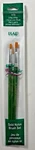 Donna Dewberry Plaid Folkart One Stroke Paint Brush Set 1173 Gold Nylon. Fixed Price $12.99.