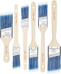 Bates- Paint Brushes 6 Pack Treated Wood Handle For Walls Stai. Fixed Price $9.89.