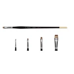 Raphael Kevrin+ Series 8770 Extra-short Flat Brush # 4, Natural. Fixed Price $44.99.