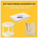 Paint Brush Accessory Kit Holder, Artist Tote Bag, Easy-peel Tray. Fixed Price $24.99.