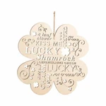 Darice Craft Supply - Diy Wood Shamrock Irish Words Die Cut. Fixed Price $16.99.