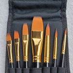 Lordac Arts Paint Set 7PC Artist Brushes Acrylic Oil Opened And Never Used. Fixed Price $14.99.