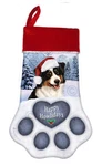 Christmas Stocking - Black Tri Australian Shepherd. Fixed Price $29.99.