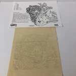 Paint By Number Cheetah Fabric 785 With Instructions Cameo 1982 Vtg Craft. Fixed Price $8.00.