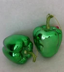 Blown Glass Green Bell Peper Garden Salsa Foodie Christmas Ornament Nwt. Fixed Price $19.99.