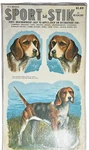 Vtg Meyercord Decorative Sport- Stik Peel Stick On Decal Sheet 11-J Dog Beagle. Fixed Price $24.99.