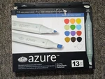 Royal & Langnickel Azure Basic Dual-tip Marker Set. Fixed Price $9.00.