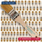 Pro Grade Chip Brushes 96-PACK 1" For Paints, Stains, Var. Fixed Price $48.73.