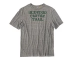 J.crew Men's Xxl Tall Nwt Heather Gray Redwood Canyon Trail Tri-blend Tee. Fixed Price $29.00.