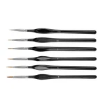 6X Extra Fine Tip Detail Brushes For Miniatures Model Maker Painting Set. Fixed Price $9.87.