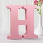 Aocean 6 Inch Pink Letters Unfinished Wooden For Wall Decorative.... Fixed Price $14.44.