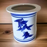 Asian Art Pottery Blue & White Porcelain Calligraphy/paint Brushes Nwt. Fixed Price $29.99.