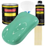 Restoration Shop Light Aqua Acrylic Enamel Gallon Kit, Auto Paint. Fixed Price $248.99.