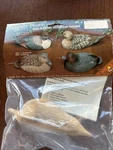 Vintage Craft Tex Duck & Bird Kits Lot Wood Decoy #16078 (5 Pintail) Nos. Fixed Price $24.00.